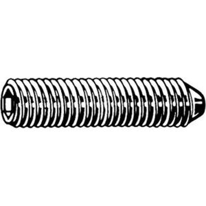 Schroef - Stelschroef - Staal - Rechts - Kegelpunt - DIN 914 - M10X25