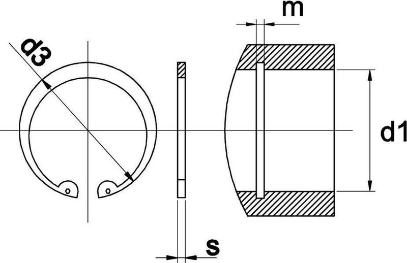 Kobout - Sluitringen - J 135 mm - Verpakking 40 Stuks
