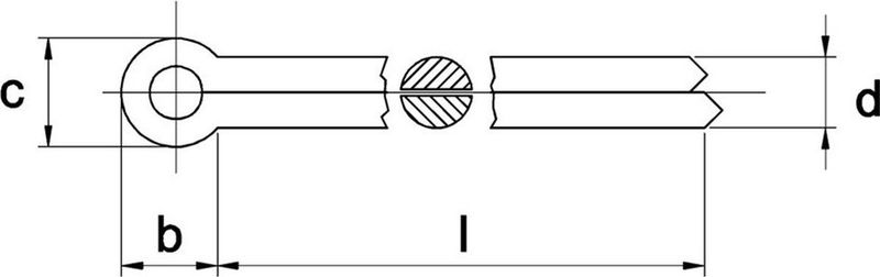 Splitpen Din94 6,3X45Mm Elvz - 250 stuks