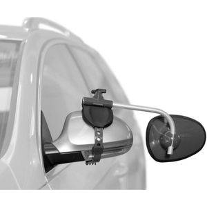 Repusel Caravanspiegel Repusel - Luxmax vlak anti-verblindings glas, lange RVS arm - Per paar