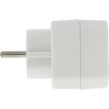 Q-link - Verloopstekker - Drieweg - Geaard - Wit