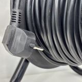 Deltac - Kabelhaspel - Zwart - PVC - 25 Meter - 4 Stopcontacten