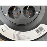 Deltac - Kabelhaspel - Zwart - PVC - 25 Meter - 4 Stopcontacten