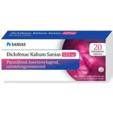 Sanias Diclofenac kalium 12.5 mg 20 tabletten