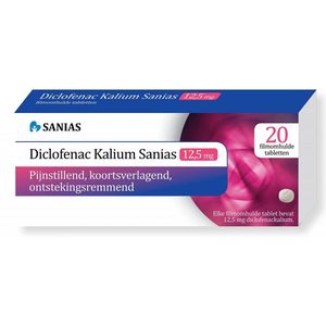 Sanias Diclofenac kalium 12.5 mg 20 tabletten