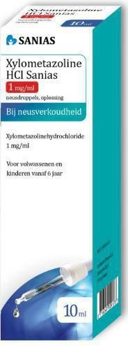 Xylometazoline HCl - Neusdruppels - Oplossing - 1 mg/ml