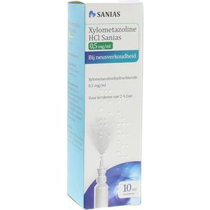 Xylometazoline HCI 0.50 mg kinderneusspray Sanias - 10 ml