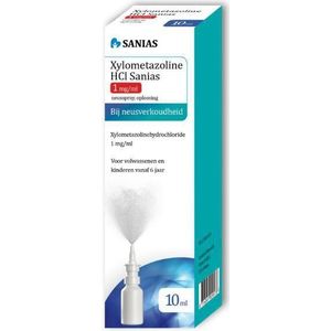 Sanias XylometazolineHCI 1mg/ml Neusspray - 1 x 10 ml