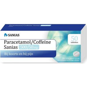 Paracetamol/Coffeine Sanias - Tabletten - 500/50 mg - Geneesmiddel
