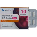Sanias - HCI Loperamide 2mg Capsules - 20 Stuks