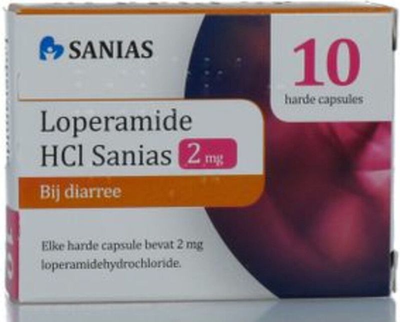 Sanias - HCI Loperamide 2mg Capsules - 20 Stuks