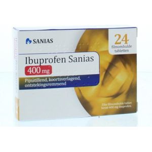 Ibuprofen Sanias - Geneesmiddel - 400 mg - Filmomhulde Tabletten