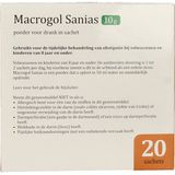 Sanias - Marcogol - Laxeermiddel - Poeder - 10g - 20 Sachets