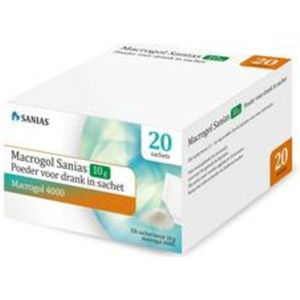 Sanias - Marcogol - Laxeermiddel - Poeder - 10g - 20 Sachets