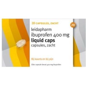 Leidapharm ibuprofen 400mg liquid caps  20CP