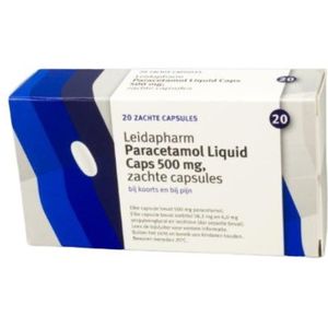 Leidapharm paracetamol 500 mg liquid caps  20CP