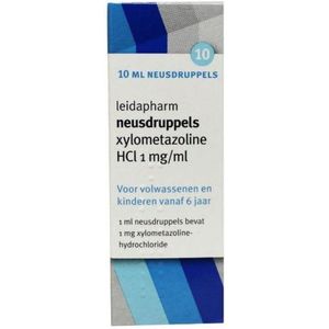 Leidapharm - Neusdruppels - Xylometazoline HCl 1 mg/ml - 10 ml