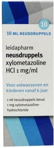 Leidapharm - Neusdruppels - Xylometazoline HCl 1 mg/ml - 10 ml