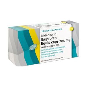 Leidapharm Ibuprofen liquid caps 200mg 10cp