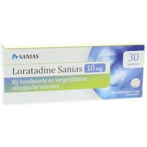 Sanias Loratadine 10mg  30 tabletten