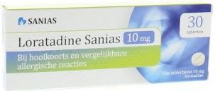 Loratadine 10 mg Tabletten - Allergiemiddel - 30 Stuks