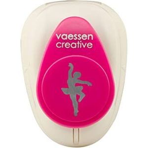 Vaessen Creative Knutselpapier ponsen - ballerina - 2,5 x 1,3 cm - cirkelsnijder voor knutselen en kaarten maken
