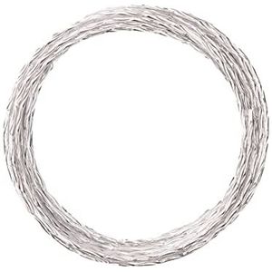 Vaessen Creative Aluminiumdraad Klassiek 5 m x 2 mm Zilver - Flexibel Alu Draad voor Sieraden Maken, Hobby en Knutselen