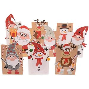 Vaessen Creative Adventskalender om te vullen - incl. papieren zakken, stickers, wasknijpers, jute koord - voor kerstknutselen en feestdagen, cadeaus om te knutselen