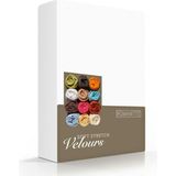 Romanette Velours Hoeslaken /90/ Wit
