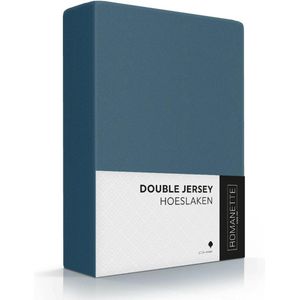 Romanette Double jersey Teal 100% katoen 80/90//220