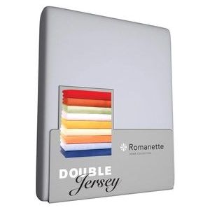 Luxe Dubbel Jersey Hoeslaken - Zilver