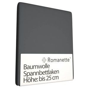 Luxe - Verkoelend Hoeslaken - Antraciet - Katoen