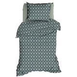 Dekbedovertrek - Grijs - Katoen - 240x220 cm