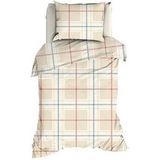 Dekbedovertrek - Grijs - Katoen - Eenpersoons