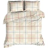 Dekbedovertrek - Grijs - Katoen - Eenpersoons