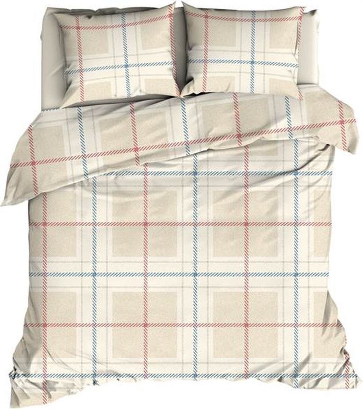 Dekbedovertrek - Grijs - Katoen - Eenpersoons