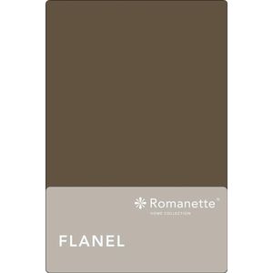 Romanette flanellen laken Taupe