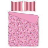 Romanette - Dekbedovertrek Sterre - Fuchsia - Katoen - 140 x 200 / 220 cm - 1-Persoons