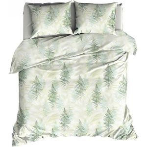 Satin d'Or Felci - Dekbedovertrek - Tweepersoons - 200x200/220 cm + 2 kussenslopen 60x70 cm - Groen