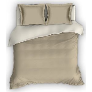 Dekbedovertrek - Grijs - Katoen - 240x220 cm