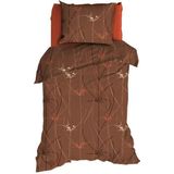 Dekbedovertrek - Wit - Katoen - Enkele Bed