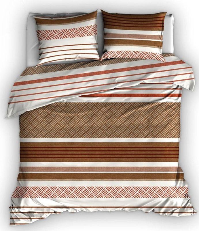 Satin d'Or dekbedovertrek Westfield Koper Bruin-240x200/220