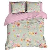 Dekbedovertrek - Grijs - Katoen - 240x220 cm