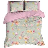 Dekbedovertrek - Grijs - Katoen - 240x220 cm