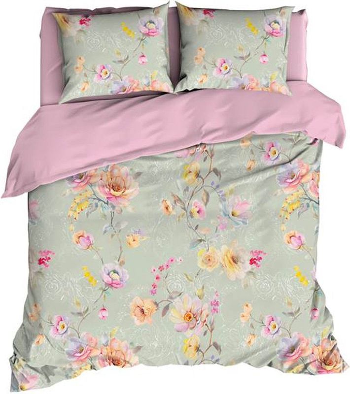 Dekbedovertrek - Grijs - Katoen - 240x220 cm