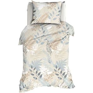Romanette Shibora Dekbedovertrek - Eenpersoons - 140x200/220 cm - Beige