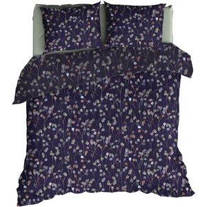 Romanette - Muriel - Dekbedovertrek - Blauwgrijs - Flanel