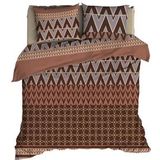 Dekbedovertrek - Wit - Katoen - Eenpersoons