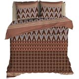 Dekbedovertrek - Wit - Katoen - Eenpersoons