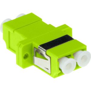 ACT - Fiber Optic LC-LC Duplex Adapter - Multimode OM5 - Groen - Zirkonia-Keramiek